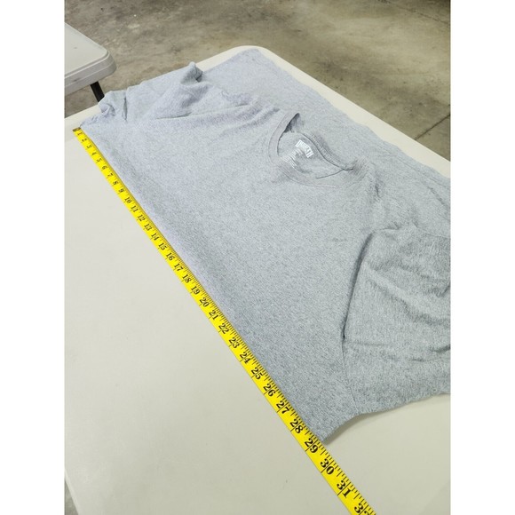 Duluth Mens Relaxed Fit Longtail T-Shirt Size 2XL Heathered Gray Long Sleeve - Picture 5 of 6